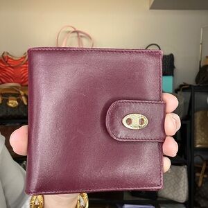 Celine Bifold Snap Close Wallet Paris Michael Kors Era 2006 Box Calf Leather